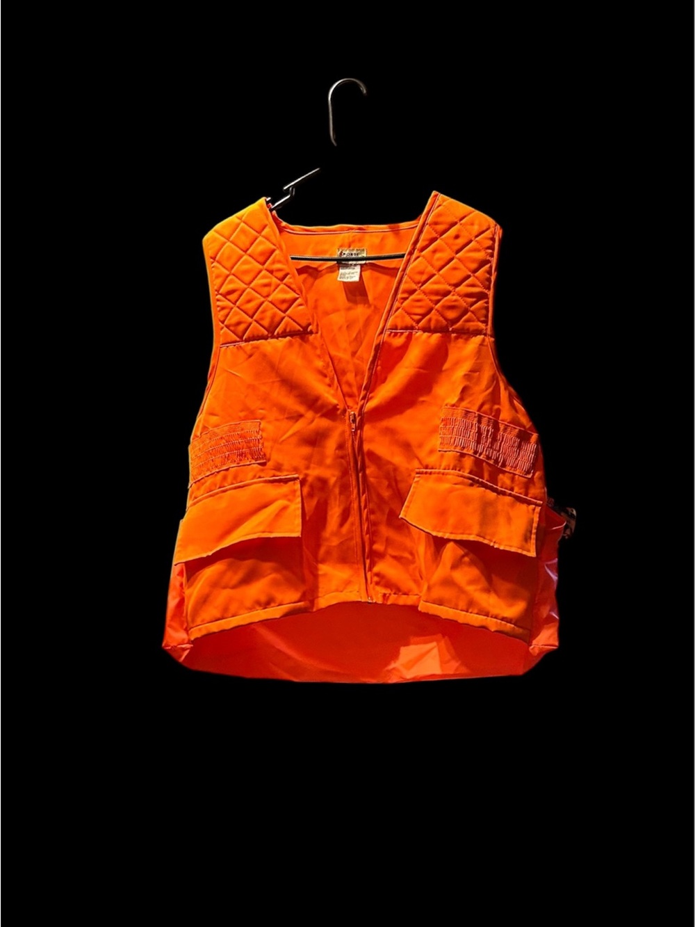 High-Visibility Orange Safety Vest